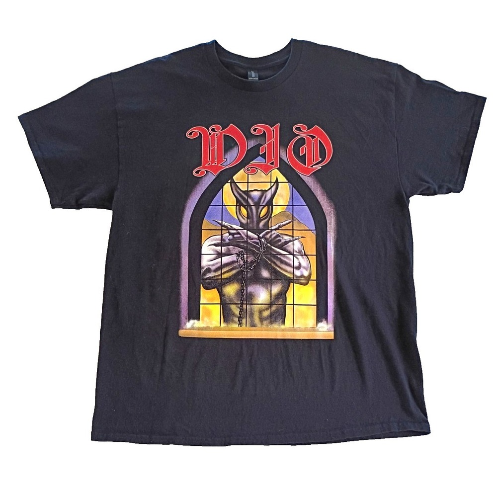 Modern Reproduction DIO "Dream Evil" 1987 tour T-Shirt Black Size XL